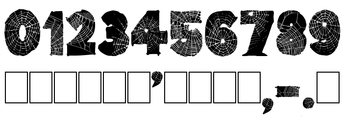 Tarentula's Web Font OTHER CHARS