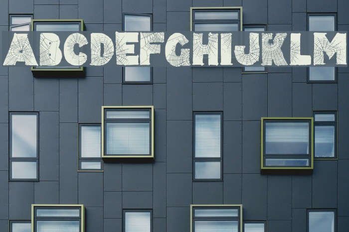 Tarentula's Web Font examples