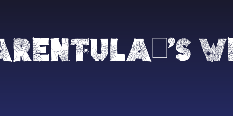 Tarentula's Web Social Header