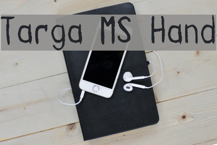 Targa MS Hand Font examples