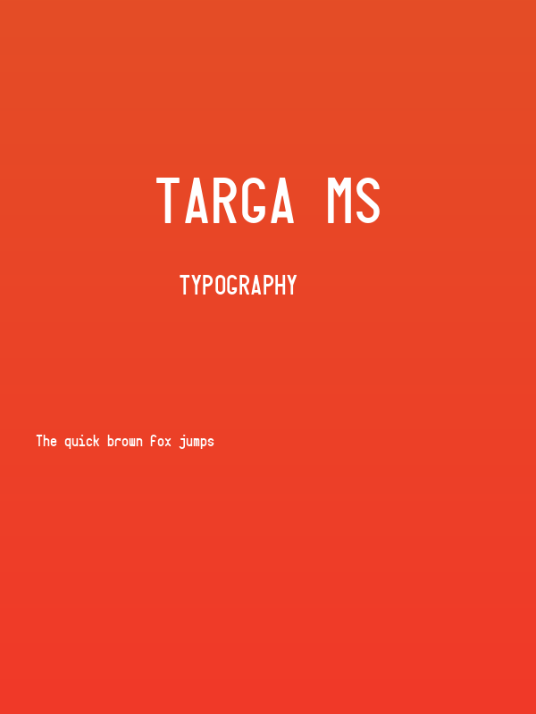Targa MS Poster