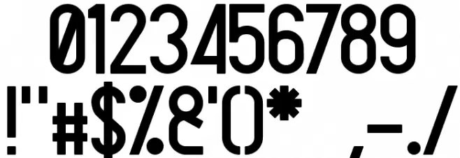 Targa Caratteri ALTRI CARATTERI