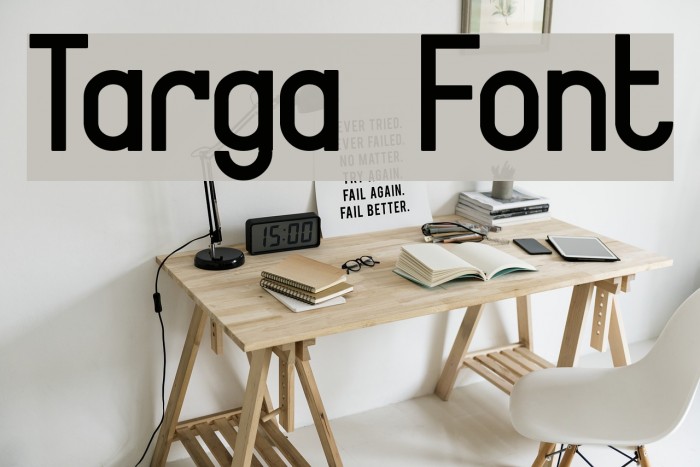 Targa Font examples