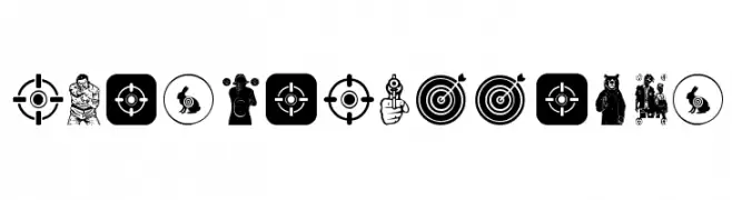 Target Shooting  नि: शुल्क फ़ॉन्ट्स डाउनलोड