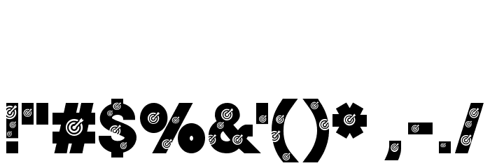 Target Font OTHER CHARS