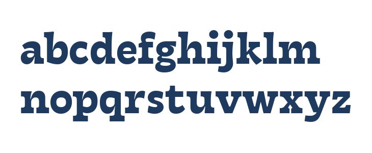 Tarif Arabic Bold Lowercase