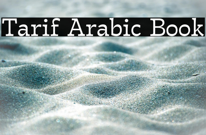 Tarif Arabic Book Example 3