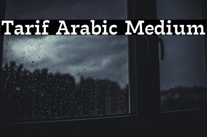 Tarif Arabic Medium Example 3