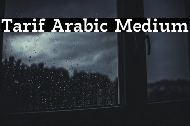 Tarif Arabic Medium Example 3