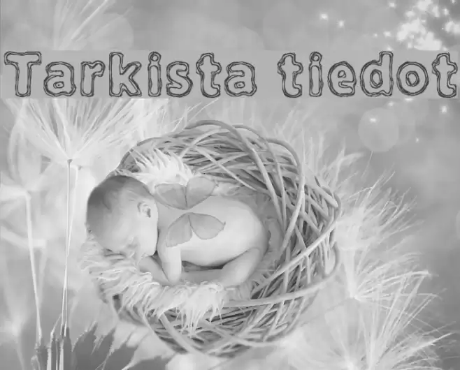 Tarkista tiedot Font examples