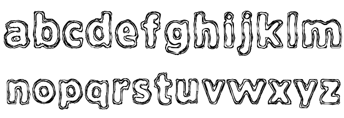 Tarkista tiedot Font LOWERCASE