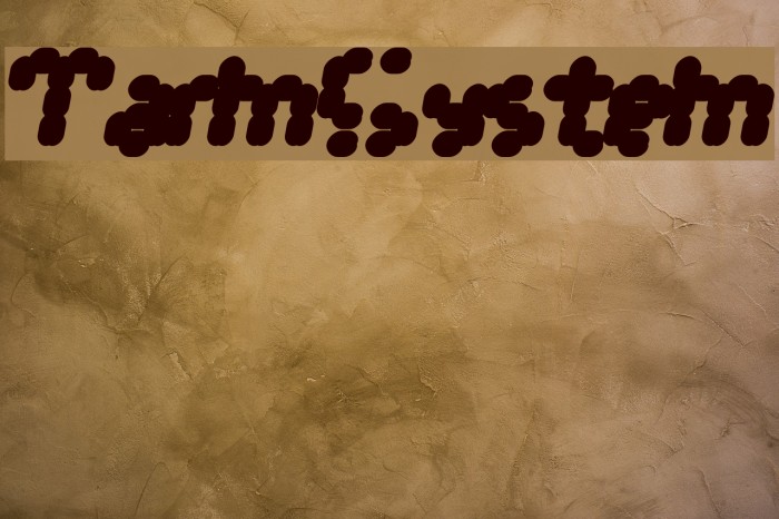 TarmSystem Font examples