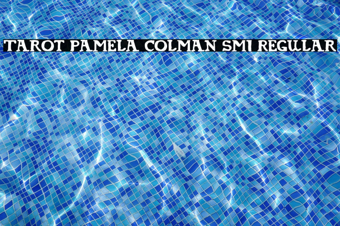 Tarot Pamela Colman Smi Regular Example 2