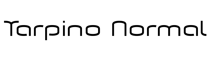 Tarpino Normal  Frei Schriftart Herunterladen