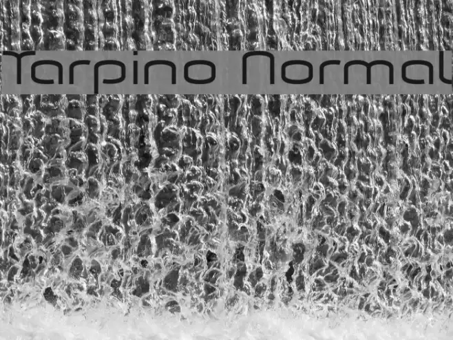 Tarpino Normal Font examples