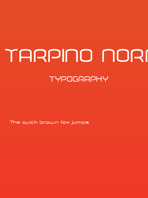 Tarpino Normal Poster