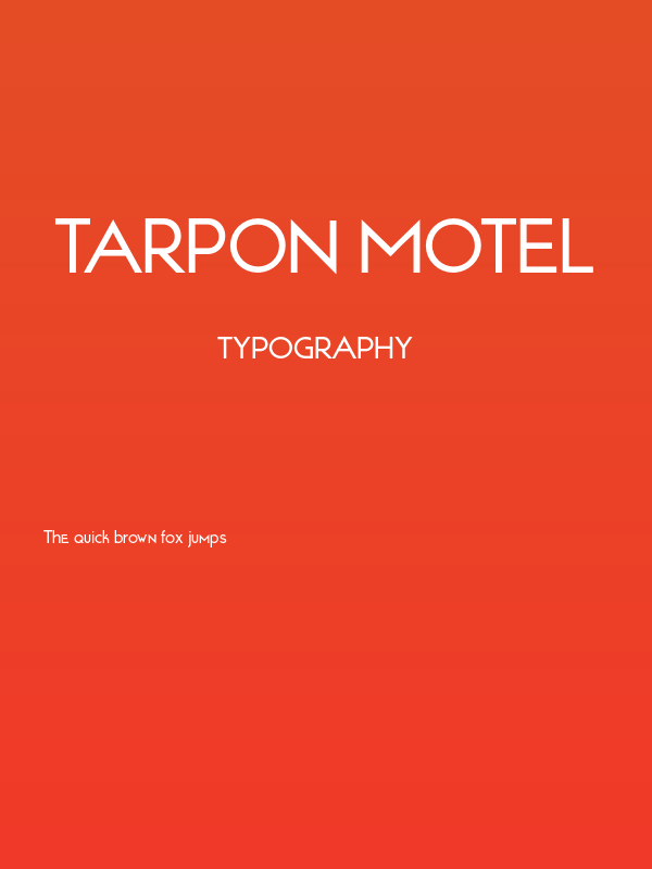 Tarpon Motel Poster