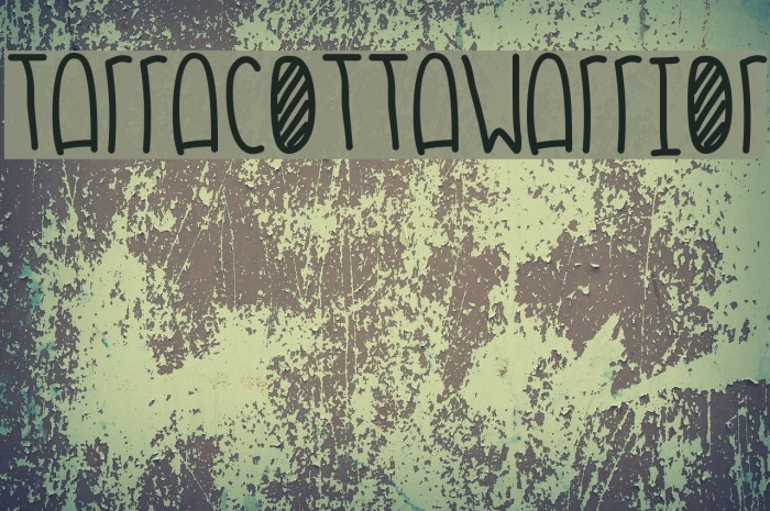 TarracottaWarrior Font examples
