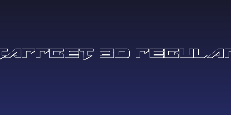 Tarrget 3D Regular Social Header