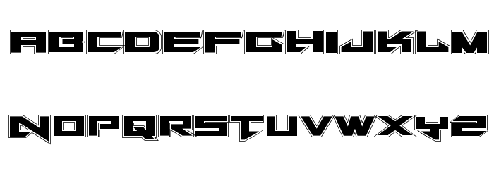 Tarrget Academy Regular Font Litere mici