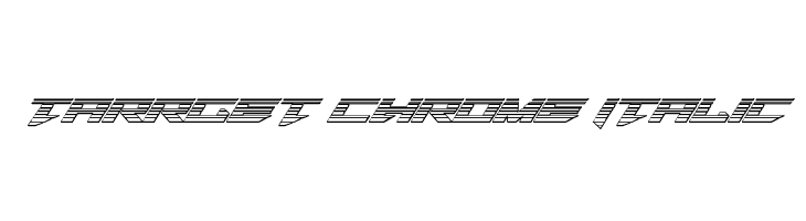 Tarrget Chrome Italic  Descarca Fonturi Gratis