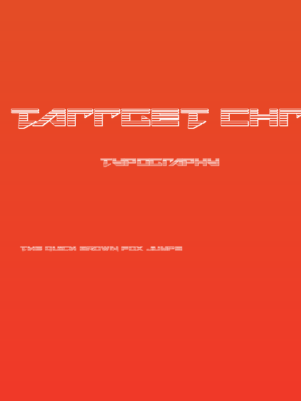 Tarrget Chrome Regular Poster