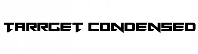 Tarrget Condensed  免费字体下载