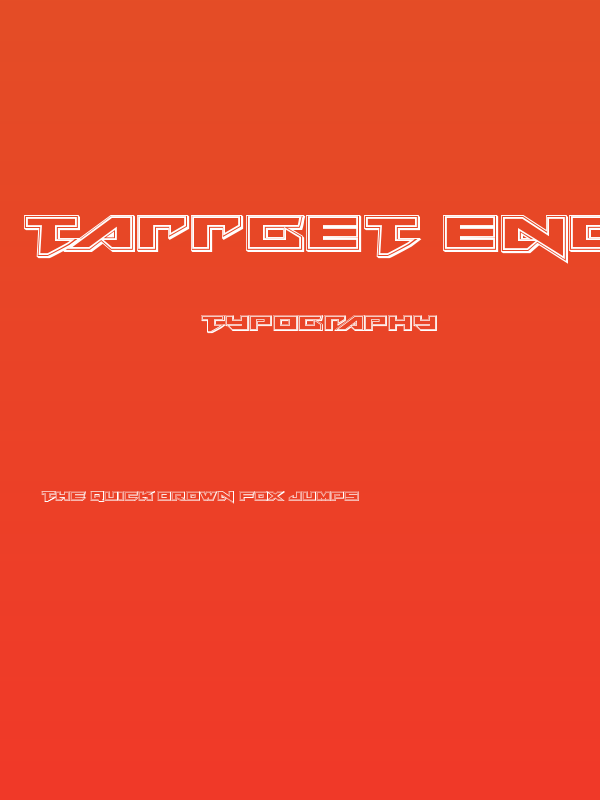 Tarrget Engraved Regular Poster