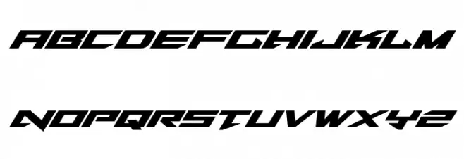 Tarrget Expanded Italic Polices MINUSCULES