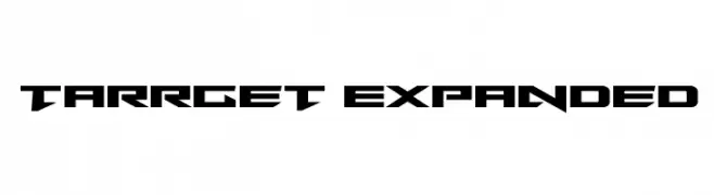 Tarrget Expanded  免费字体下载