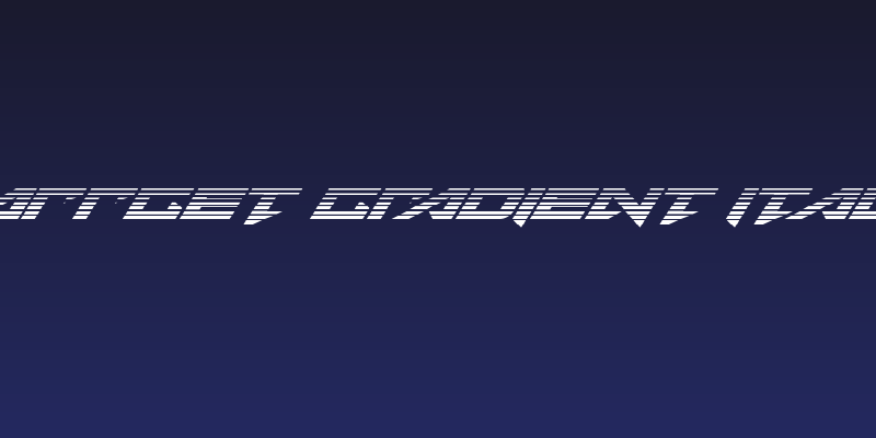 Tarrget Gradient Italic Social Header