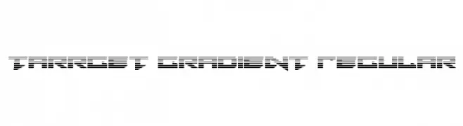 Tarrget Gradient Regular  免费字体下载