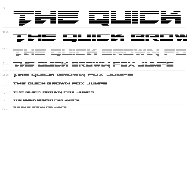 Tarrget Gradient Regular Waterfall