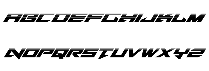 Tarrget Half-Tone Italic Font LOWERCASE