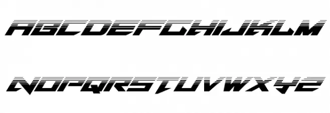 Tarrget Half-Tone Italic Font LOWERCASE