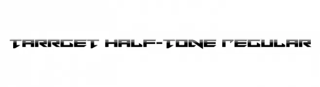 Tarrget Half-Tone Regular  免费字体下载