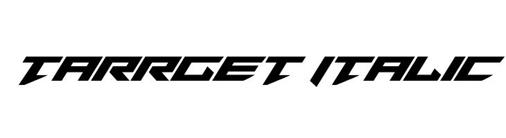 Tarrget Italic  font caratteri gratis