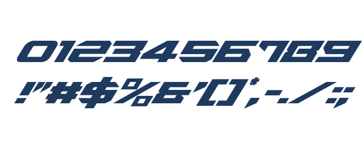 Tarrget Italic Other Characters