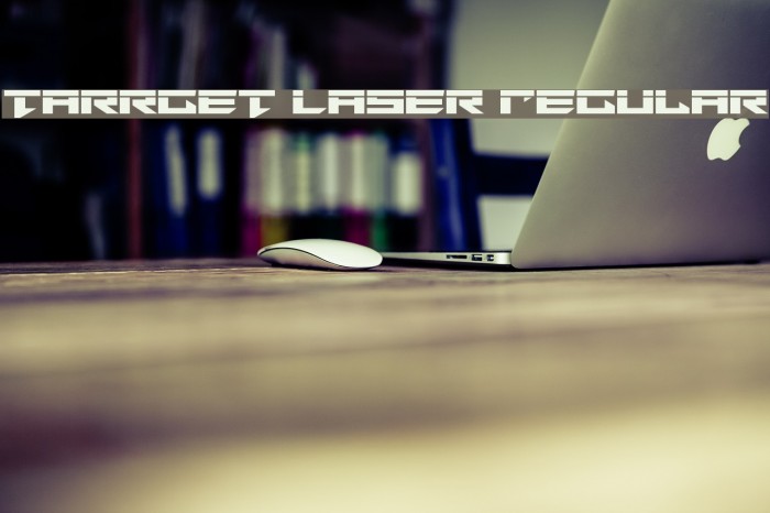 Tarrget Laser Regular Font examples