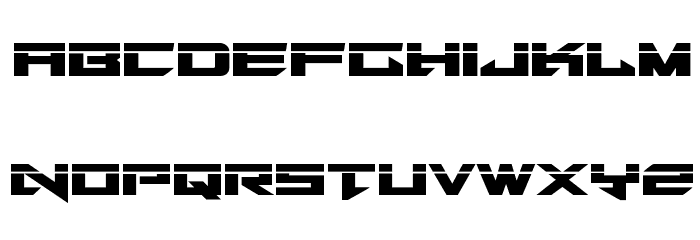 Tarrget Laser Regular Font LOWERCASE