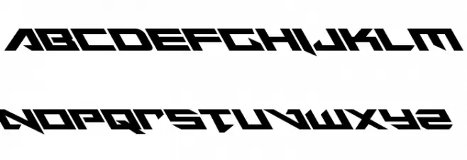 Tarrget Leftalic Fonte MAIÚSCULAS