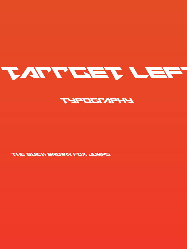 Tarrget Leftalic Poster