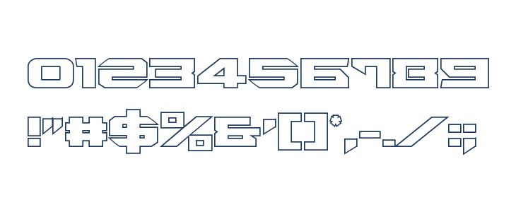 Tarrget Outline Regular Other Characters