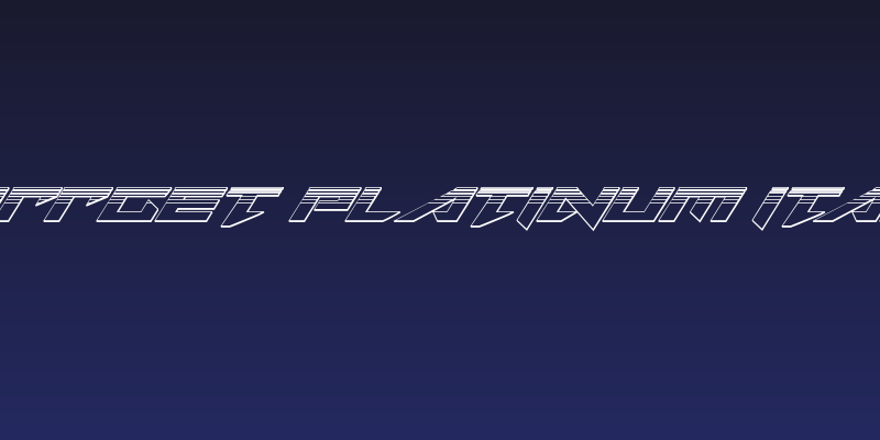 Tarrget Platinum Italic Social Header