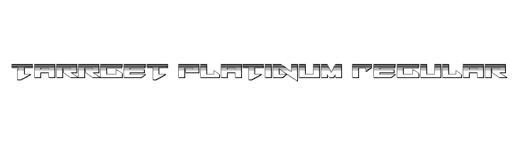 Tarrget Platinum Regular  Frei Schriftart Herunterladen