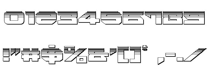 Tarrget Platinum Regular Font OTHER CHARS