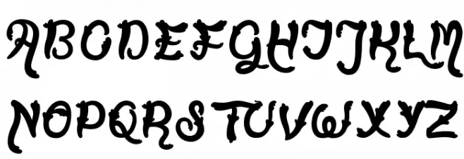Tartare de Violettes Schriftart Groß