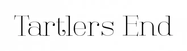 Tartlers End  Frei Schriftart Herunterladen