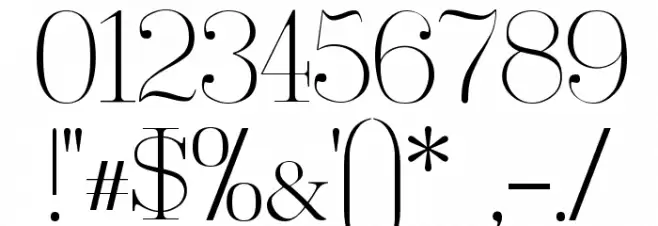 Tartlers End Font OTHER CHARS