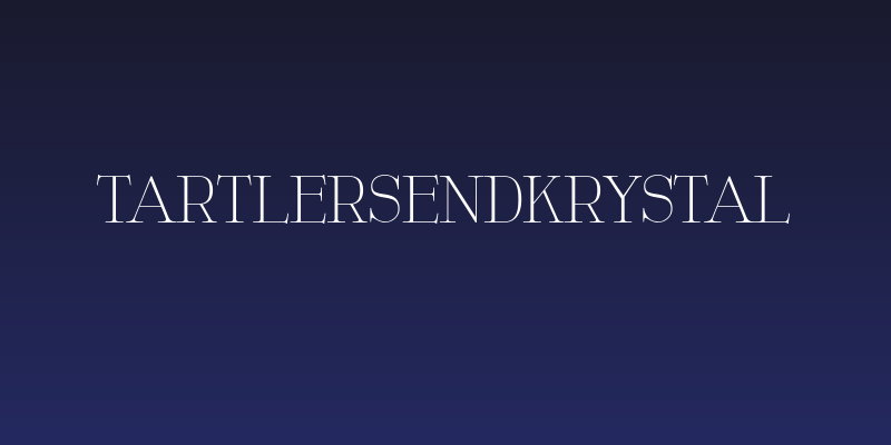 TartlersEndKrystal Social Header